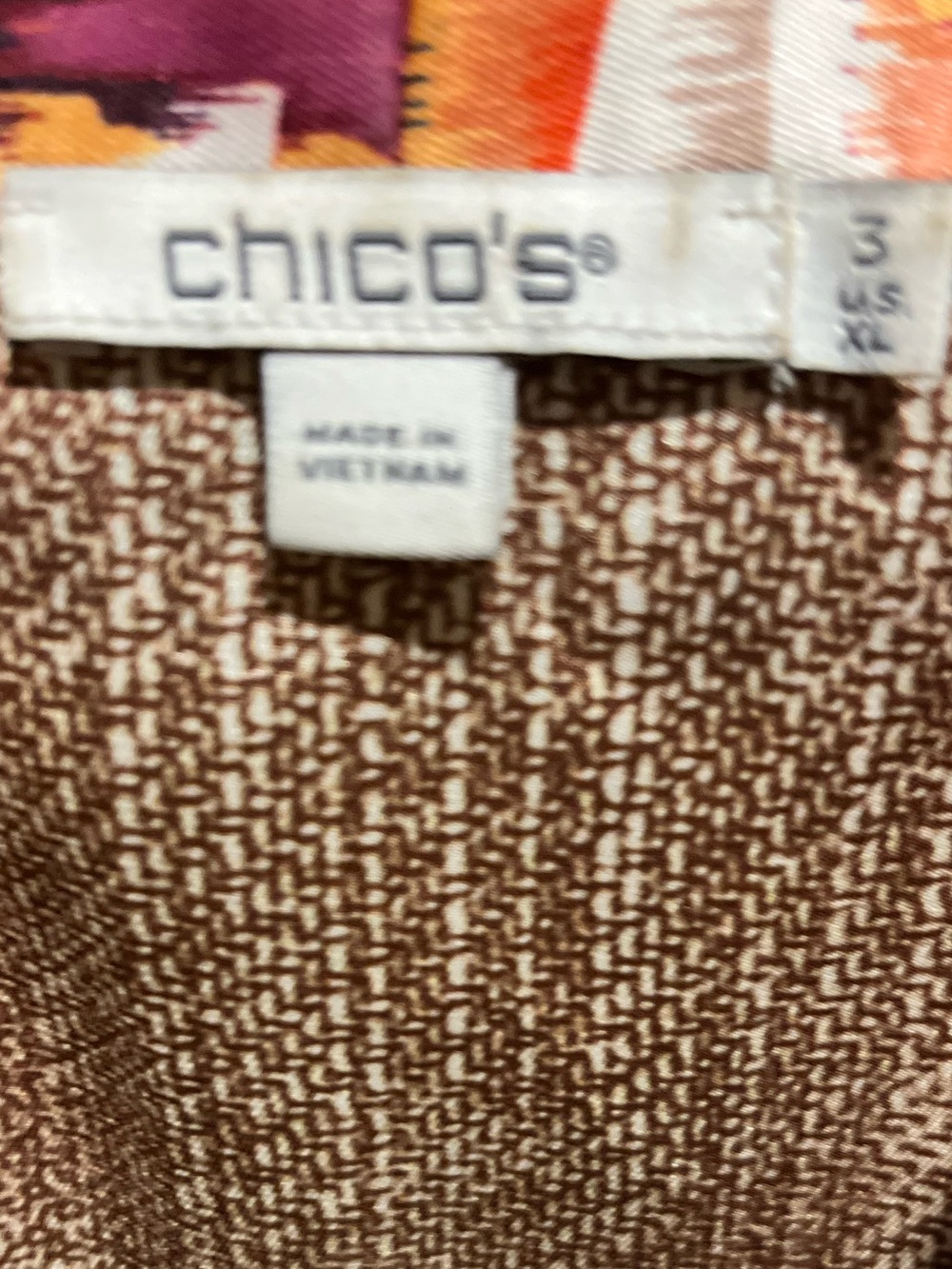 07. WOMENS CHICO’S 3/XL DETAIL TOP - Picture 5 of 8